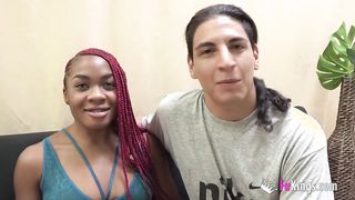 Fiatal latin amerikai pár castingon