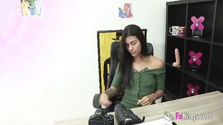 Amatőr kolumbiai tini bige castingja