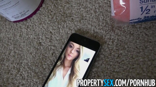 PropertySex - a kisasszony gyorsan rábukott a faszomra