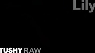 TUSHYRAW - fekete hölgyemény hatalmas muffja alaposan megdöngetve