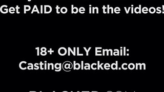BLACKED - szőrös pinájú bige imádja a fekete farkat