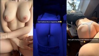 Iskolás csajok mocskos szexelése snapchat válogatásban hármas képernyőn